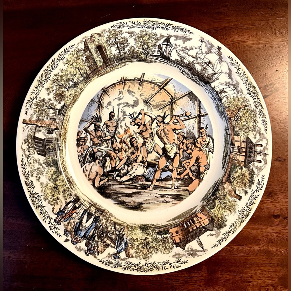 Decorative Plate with Historical Scene